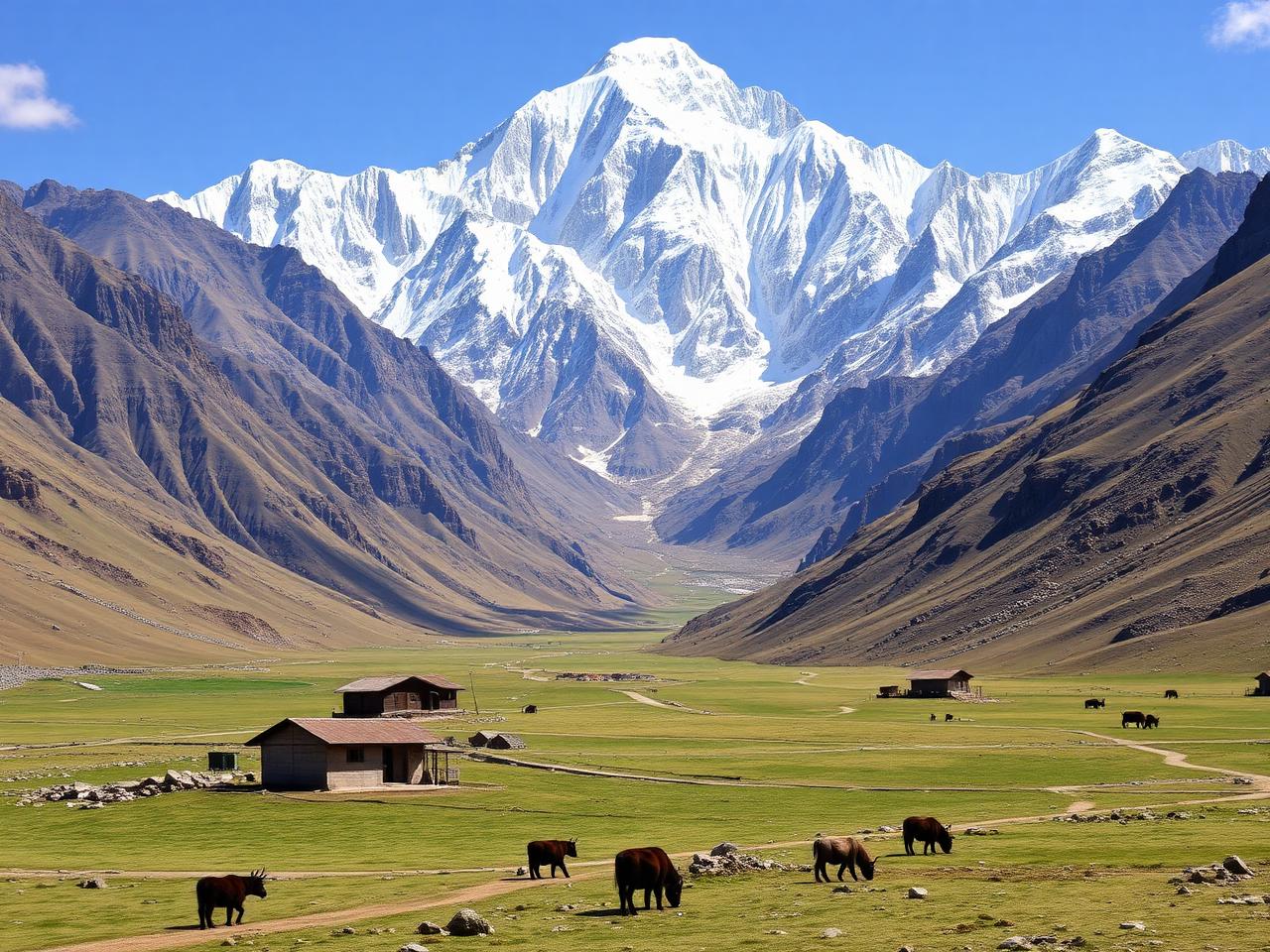 Cultural travel scene